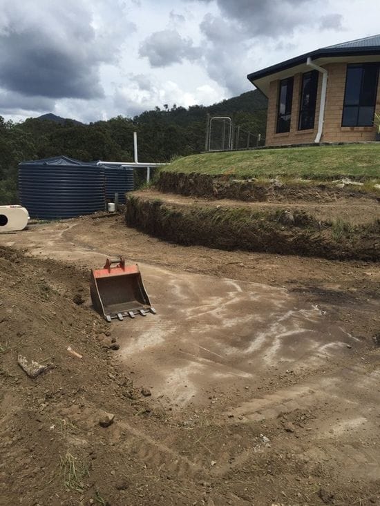 Retaining Wall Preparation